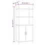 Credenza 60x40x141 cm in Legno Multistrato