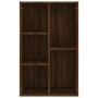 Libreria/Credenza Rovere Marrone 50x25x80 cm Legno Multistrato