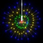 Luci di Natale Fuochi Artificio 10 pz Multicolore 20cm 1400 LED