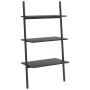 Scaffale Pendente a 3 Livelli Nero 64x34x116cm