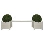 Esschert Design Fioriere con Panchina a Ponte Bianca CF33W
