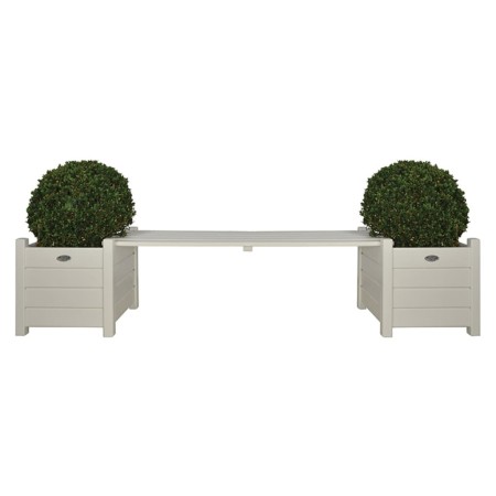 Esschert Design Fioriere con Panchina a Ponte Bianca CF33W