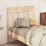 Testiera per Letto 81x4x100 cm in Legno Massello di Pino