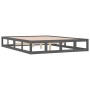 Giroletto Grigio 135x190 cm Double in legno Massello