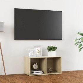 Mobile Porta TV Rovere Sonoma 72x35x36,5cm in Legno Multistrato