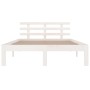 Giroletto Bianco in Legno Massello 135x190 cm Double