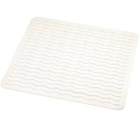 RIDDER Tappetino per Doccia Antiscivolo Playa 54x54 cm Bianco 68401