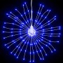 Illuminazione di Natale Galassia 140 LED Blu 17 cm