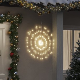 Illuminazioni di Natale Galassia 140 LED 2pz Bianco Caldo 17 cm