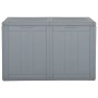 Baule da Giardino 180 L Grigio in Rattan PP