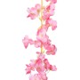 Ghirlande Fiori Artificiali 6 pz Rosa Scuro 180cm