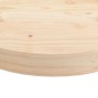 Piano Tavolo Rotondo Ø70x3 cm in Legno Massello di Pino