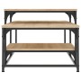 Tavolino da Salotto Rovere Sonoma 102x60x45cm Legno Multistrato