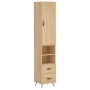 Credenza Rovere Sonoma 34,5x34x180 cm in Legno Multistrato