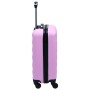 Trolley a Custodia Rigida Rosa ABS