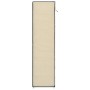 Scarpiera Coperta Crema 115x28x110 cm in Tessuto