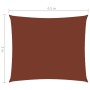 Parasole a Vela Oxford Rettangolare 3x4,5 m Terracotta