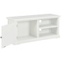 Mobile Porta TV Bianco 90x30x40 cm in Legno