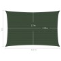 Vela Parasole 160 g/m² Verde Scuro 3x4,5 m in HDPE