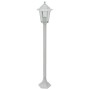 Lampioni da Giardino 6 pz E27 110 cm in Alluminio Bianco