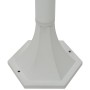 Lampioni da Giardino 6 pz E27 110 cm in Alluminio Bianco