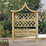 Pergola con Panca e Tetto in Legno di Pino Impregnato