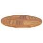 Piano Tavolo in Legno Massello di Teak Rotondo 2,5 cm 70 cm