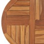 Piano Tavolo in Legno Massello di Teak Rotondo 2,5 cm 70 cm