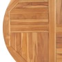Piano Tavolo in Legno Massello di Teak Rotondo 2,5 cm 90 cm