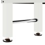 Tavolo Calcio Balilla in Acciaio 60 kg 140x74,5x87,5 cm Bianco