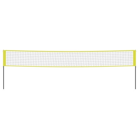 Rete da Pallavolo Gialla e Nera 823x244 cm Tessuto PE