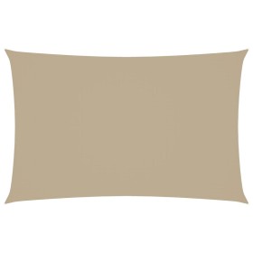 Parasole a Vela Oxford Rettangolare 2,5x5 m Beige