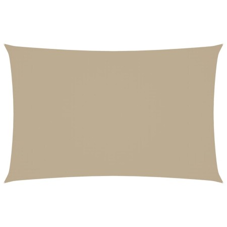 Parasole a Vela Oxford Rettangolare 2,5x5 m Beige