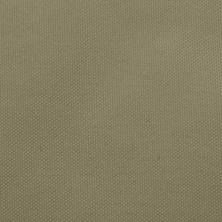 Parasole a Vela Oxford Rettangolare 2,5x5 m Beige