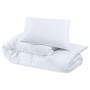 Set Copripiumino Bianco 200x220 cm in Cotone