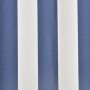 Tendone Parasole in Tela Blu e Bianco 350x250 cm