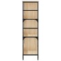 Libreria Rovere Sonoma 78,5x33x117,5 cm in Legno Multistrato