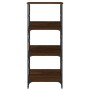 Libreria Rovere Marrone 50x33x117,5 cm in Legno Multistrato