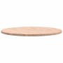 Piano per Tavolo Ø80x2,5 cm Rotondo in Legno Massello di Faggio