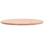 Piano per Tavolo Ø80x2,5 cm Rotondo in Legno Massello di Faggio