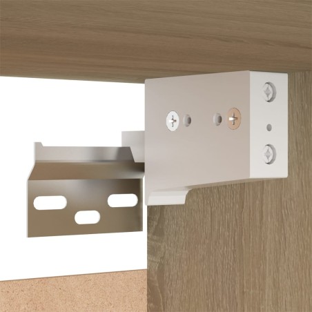 Set di Mobili Porta TV 6 pz Rovere Sonoma in Legno Multistrato