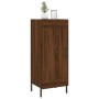 Credenza Rovere Marrone 34,5x34x90 cm in Legno Multistrato