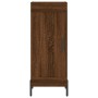 Credenza Rovere Marrone 34,5x34x90 cm in Legno Multistrato