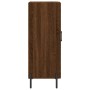 Credenza Rovere Marrone 34,5x34x90 cm in Legno Multistrato