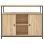 Credenza Rovere Sonoma 100x35x80 cm in Legno Multistrato