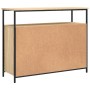 Credenza Rovere Sonoma 100x35x80 cm in Legno Multistrato