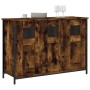 Credenza Rovere Fumo 100x35x70 cm in Legno Multistrato