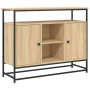 Credenza Rovere Sonoma 100x35x80 cm in Legno Multistrato