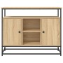 Credenza Rovere Sonoma 100x35x80 cm in Legno Multistrato