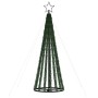 Illuminazione Albero Natale a Cono 275LED Bianco Freddo 180cm